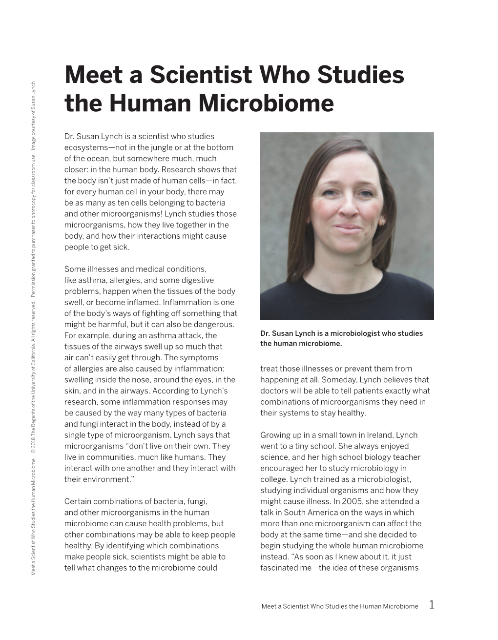 Meet a Scientist Who Studies the Human Microbiome