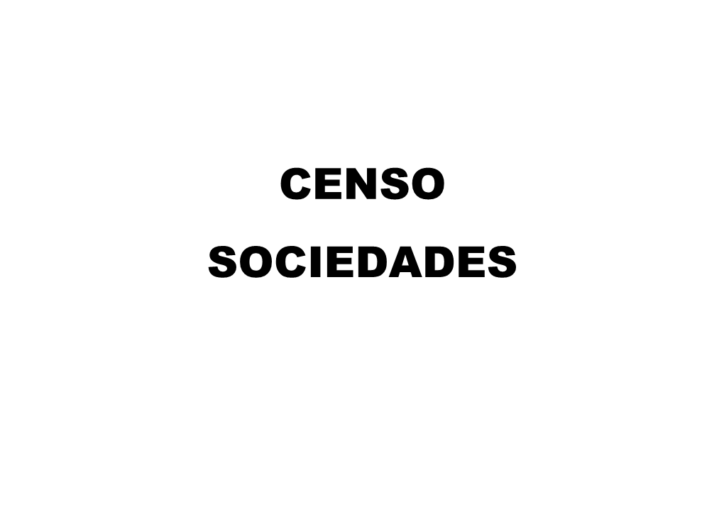 Consulte El Censo De Sociedades De La Provincia De Huesca