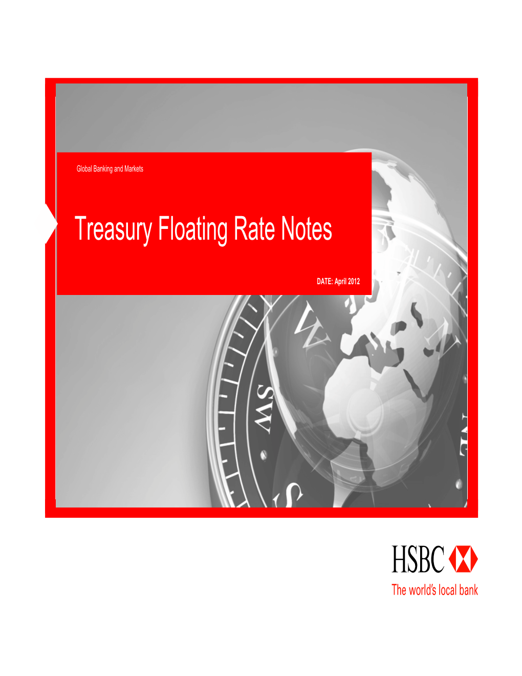 Treasury Floating Rate Notes