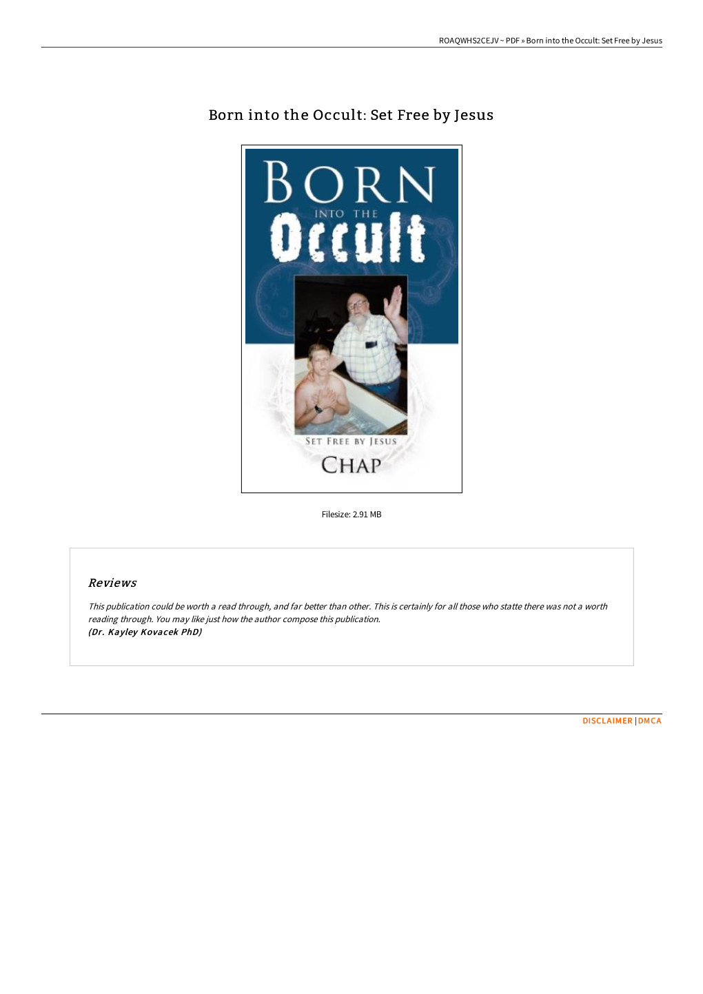 Download PDF < Born Into the Occult: Set Free By