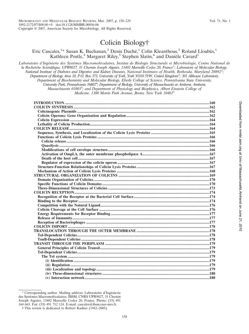 2007A Colicin Biology.Pdf