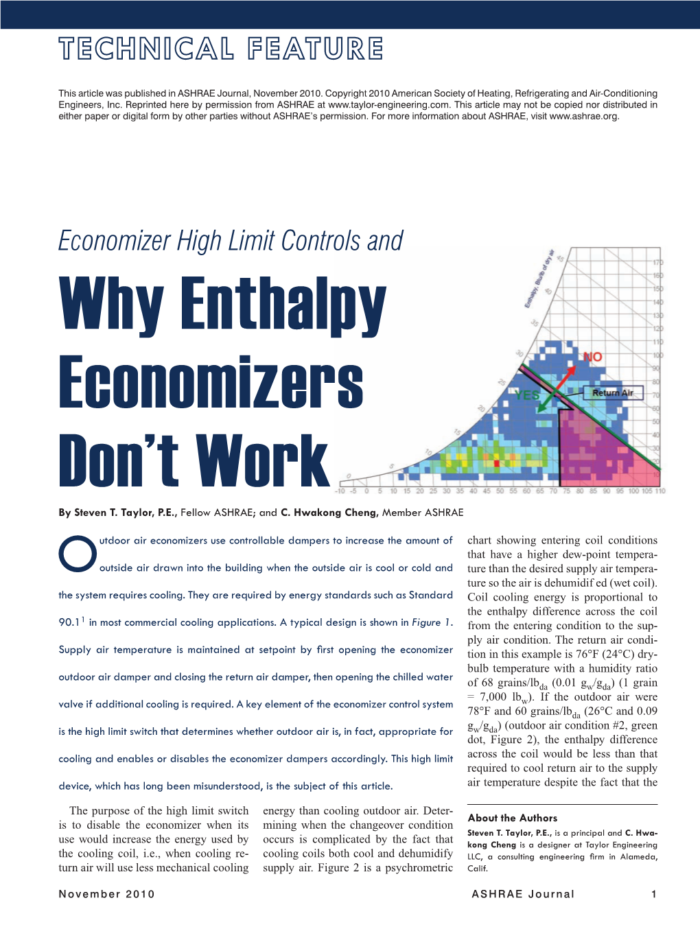 Why Enthalpy Economizers Don't Work
