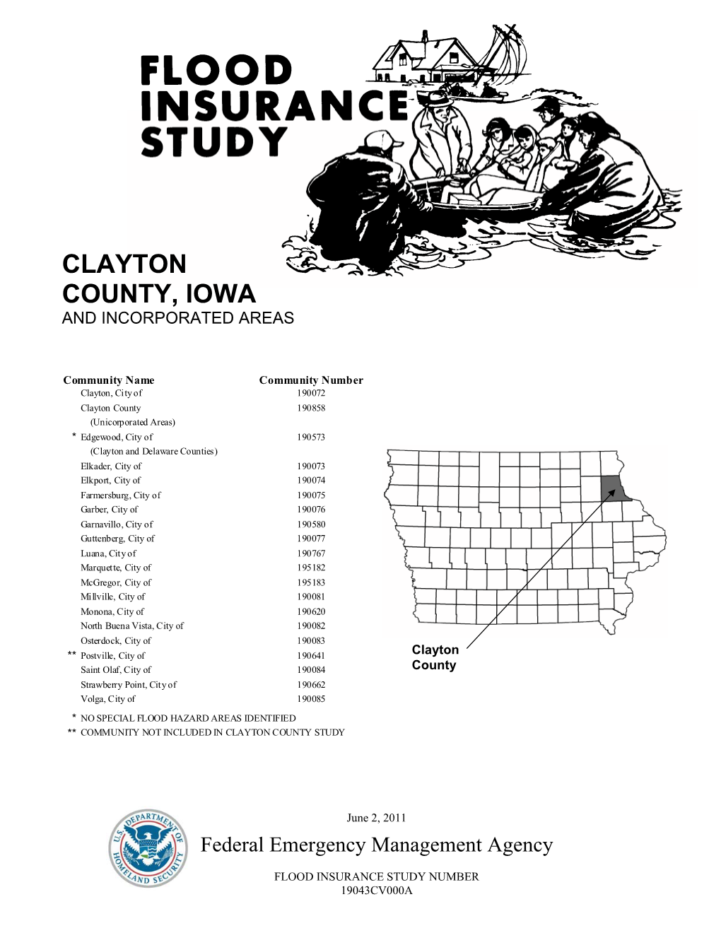 Clayton County, Iowa and Incorporated Areas