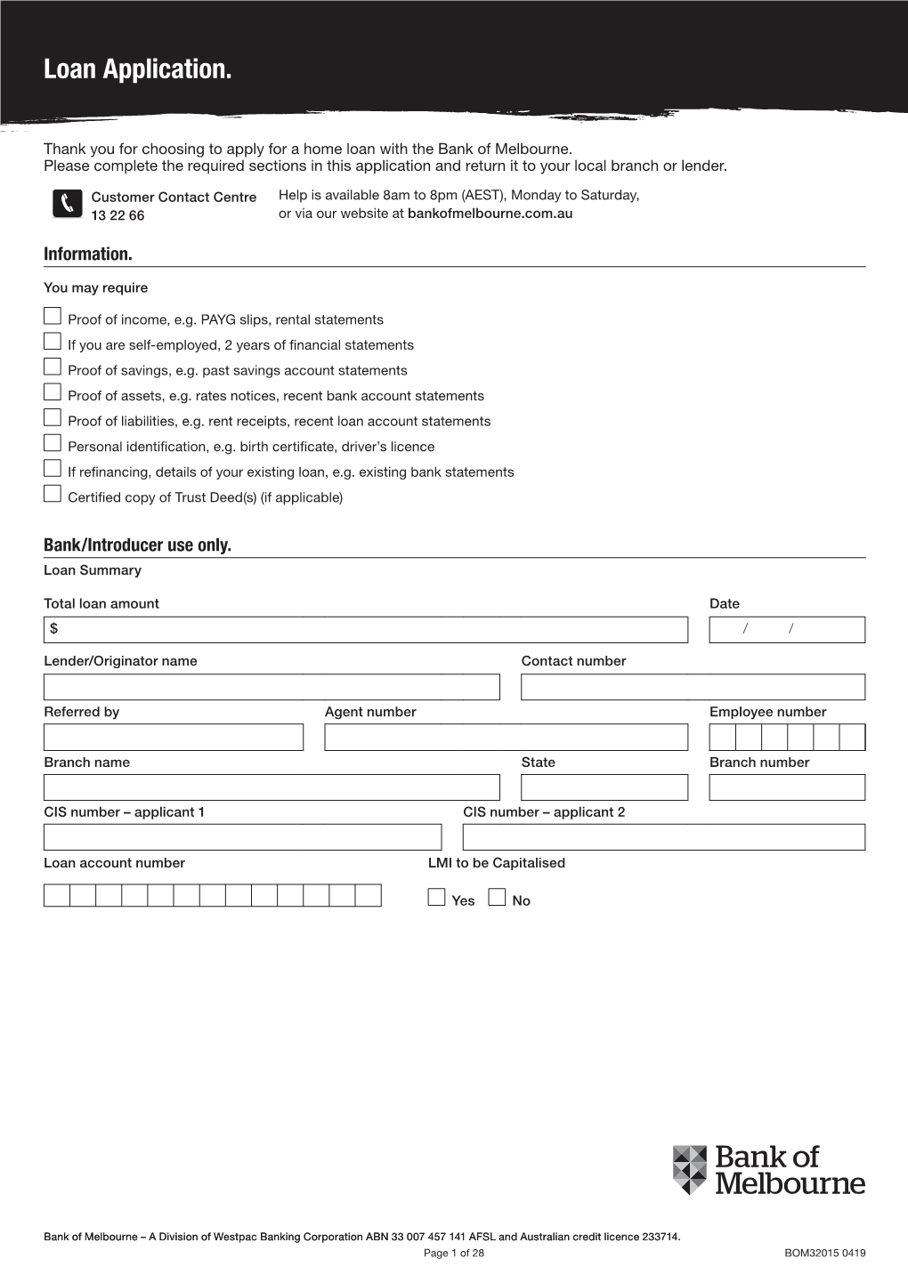 Loan Application