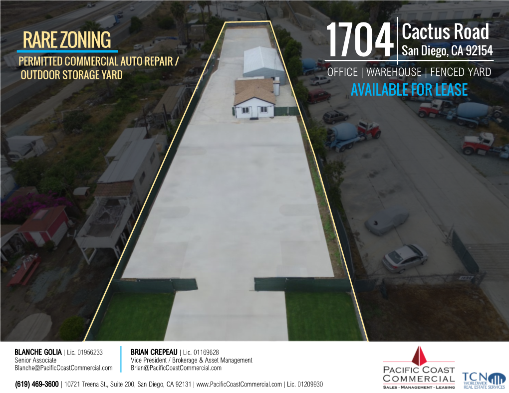 1704 Cactus Road Marketing Brochure