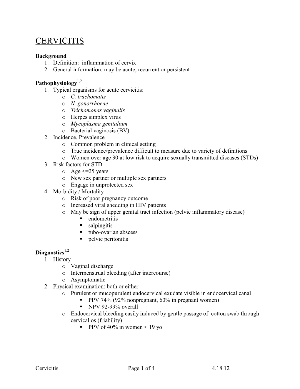 Cervicitis.Pdf