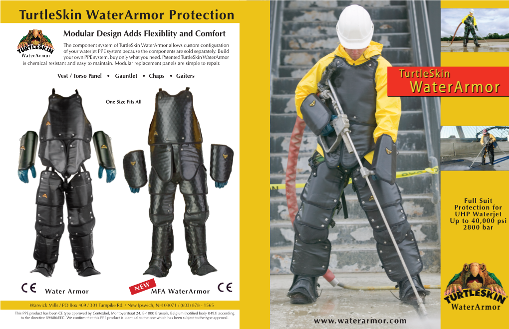 Turtleskin Waterarmor Protection