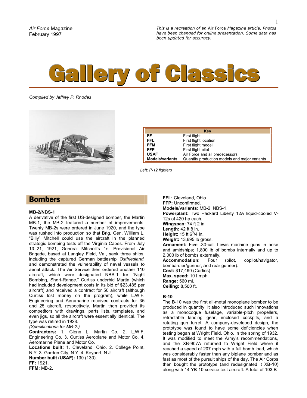 Gallery of Classics