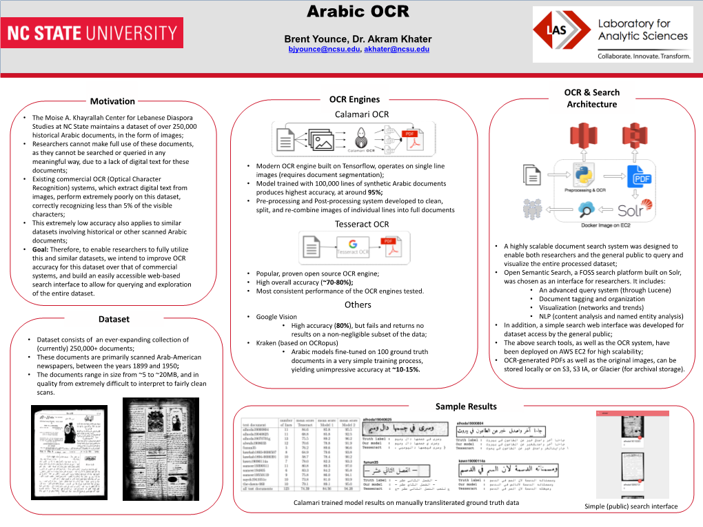 Arabic OCR Poster V2.Pptx