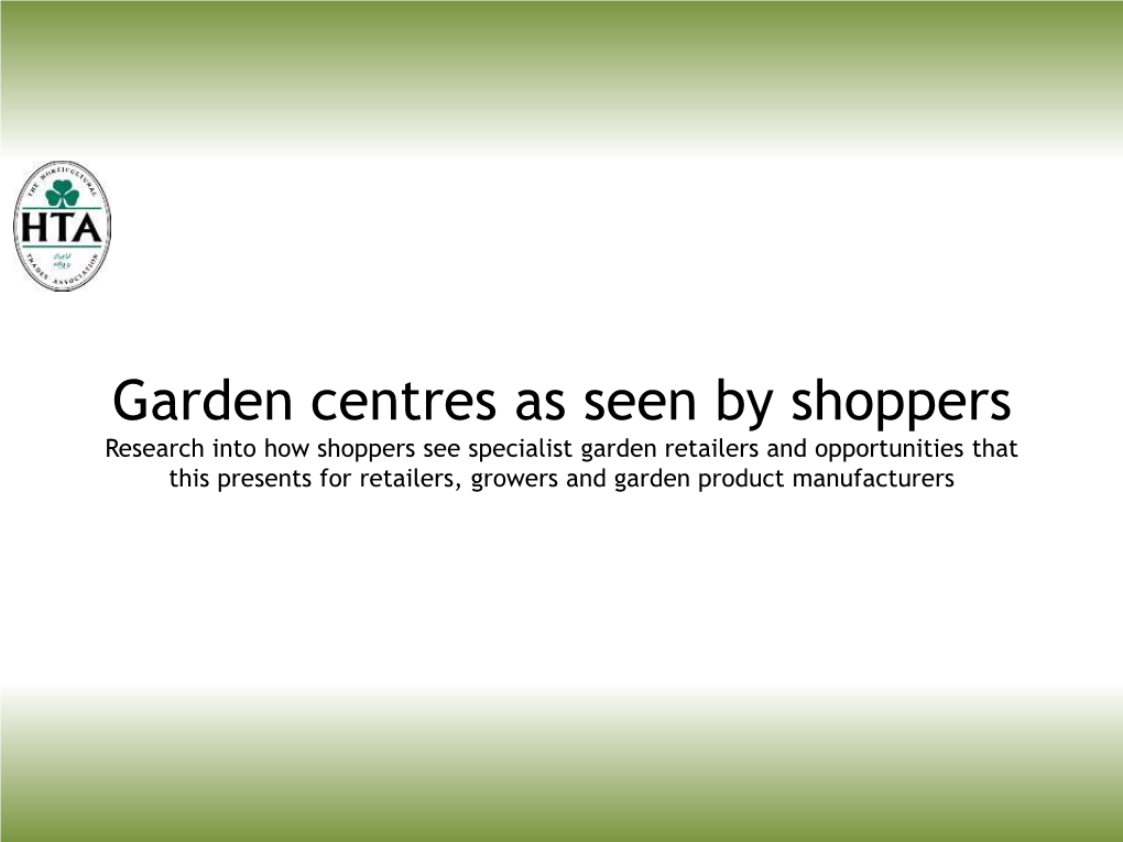 Garden Centres