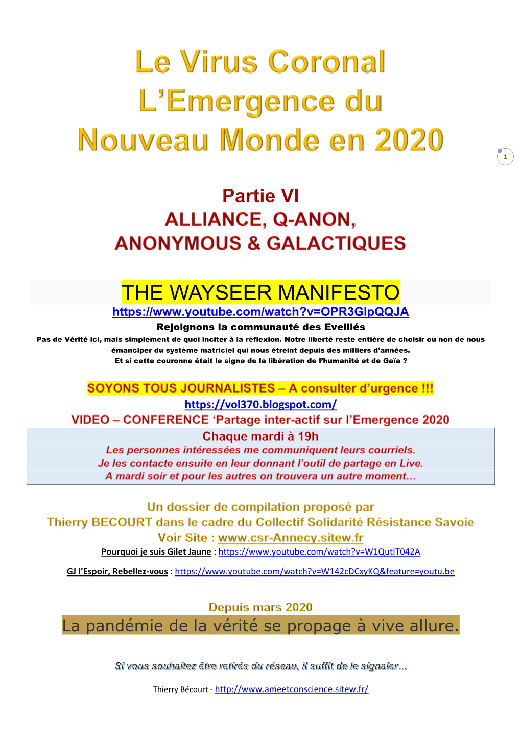 The Wayseer Manifesto
