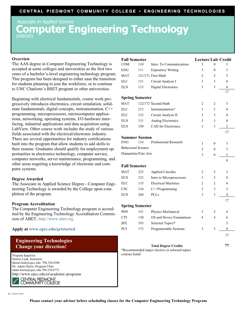 Computer Engineering Technology (A40160)