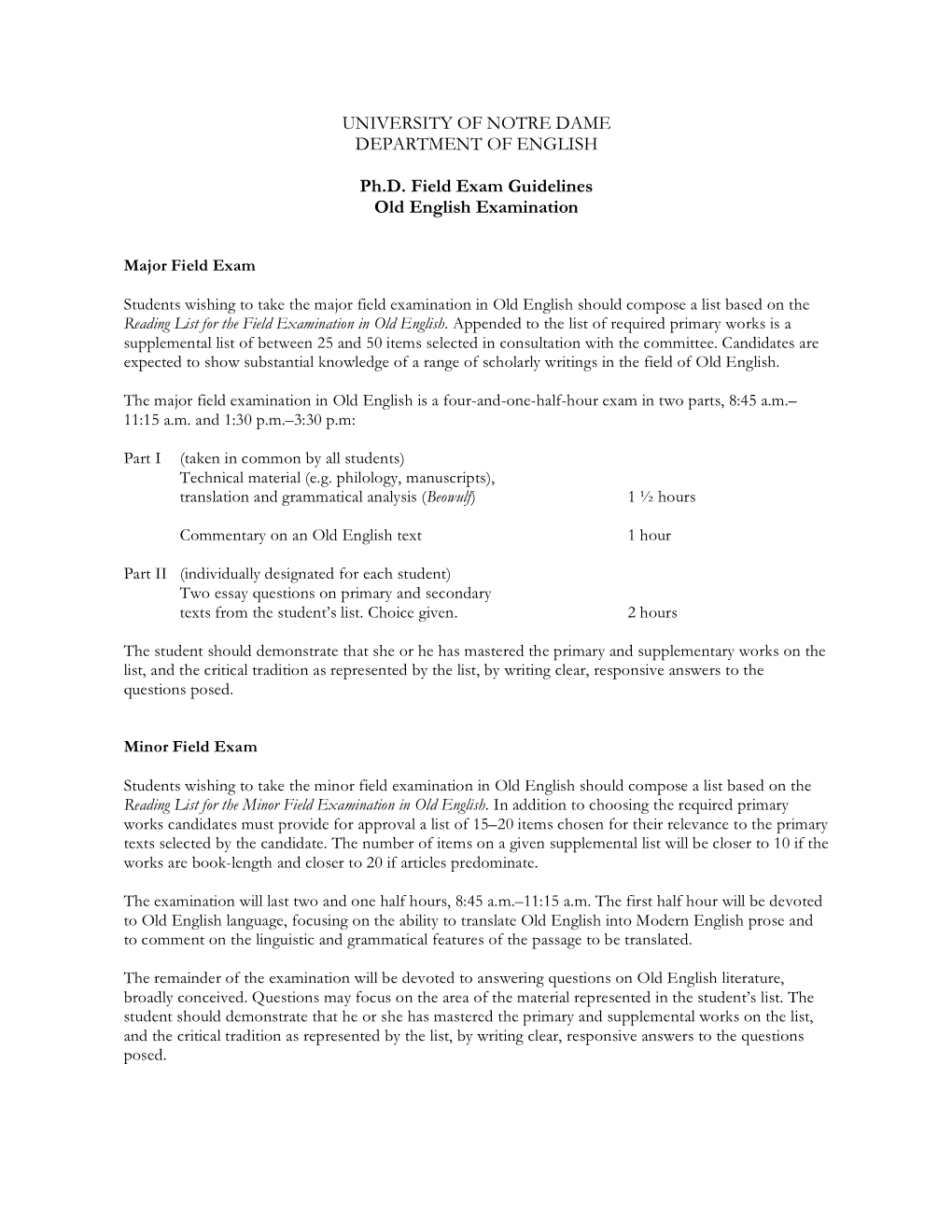 Oe Field Exam.Pdf