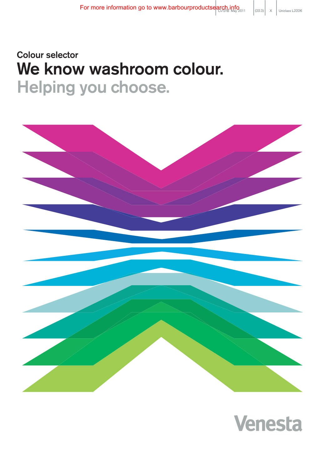 We Know Washroom Colour. Helping You Choose. in Ourcubicleranges