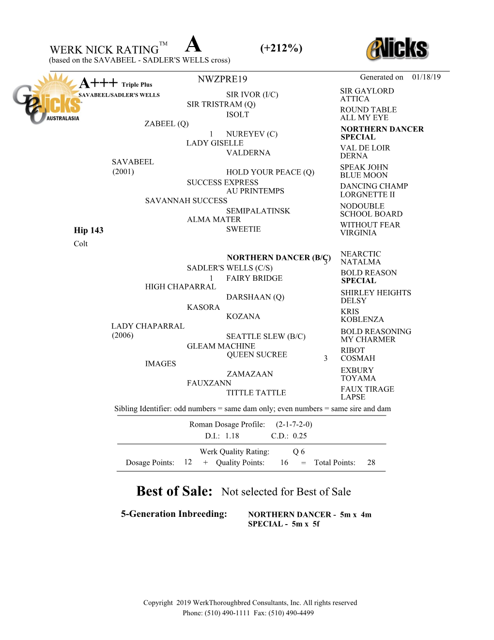 Pedigree Ratings