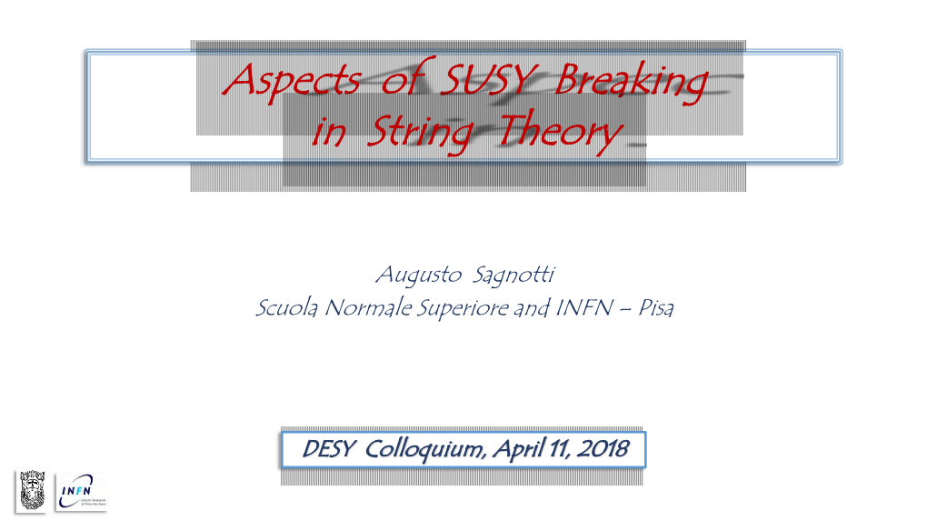 Aspects of SUSY Breaking in String Theory