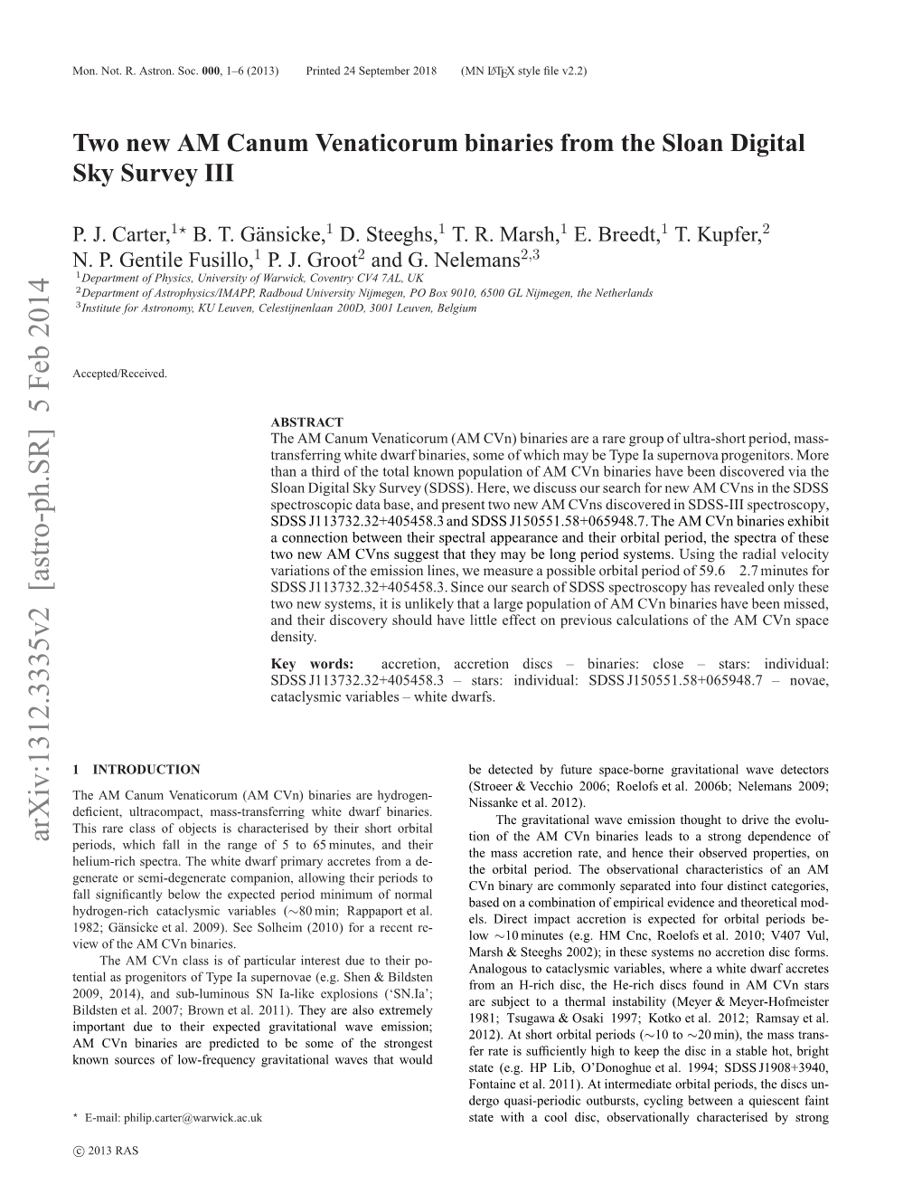 Two New AM Canum Venaticorum Binaries from the Sloan Digital Sky