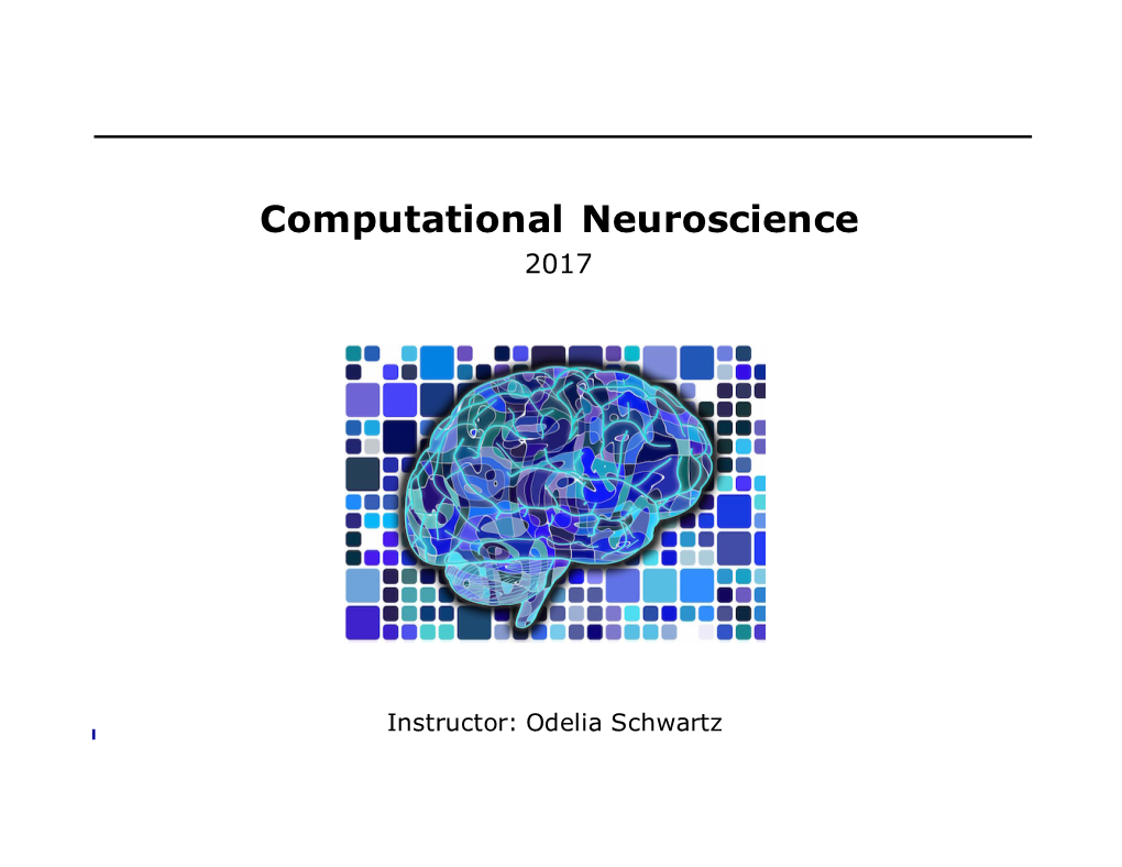 Computational Neuroscience 2017