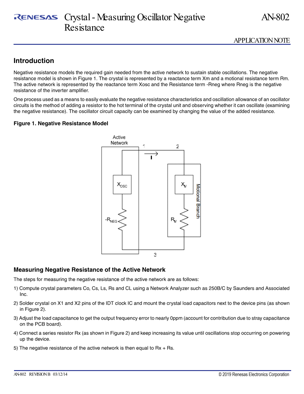 AN-802 Crystal-Measuring Oscillator Negative Resistance