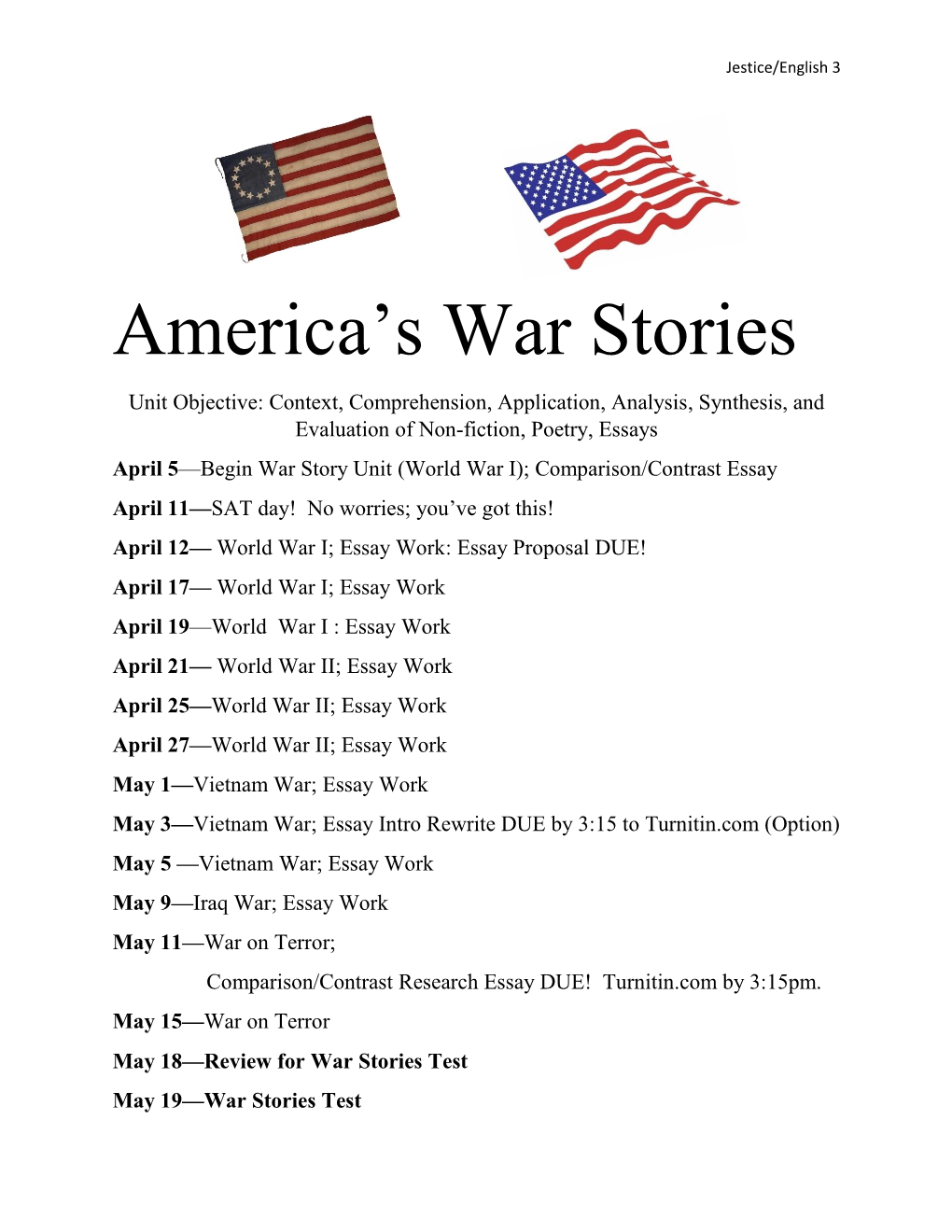 America's War Stories