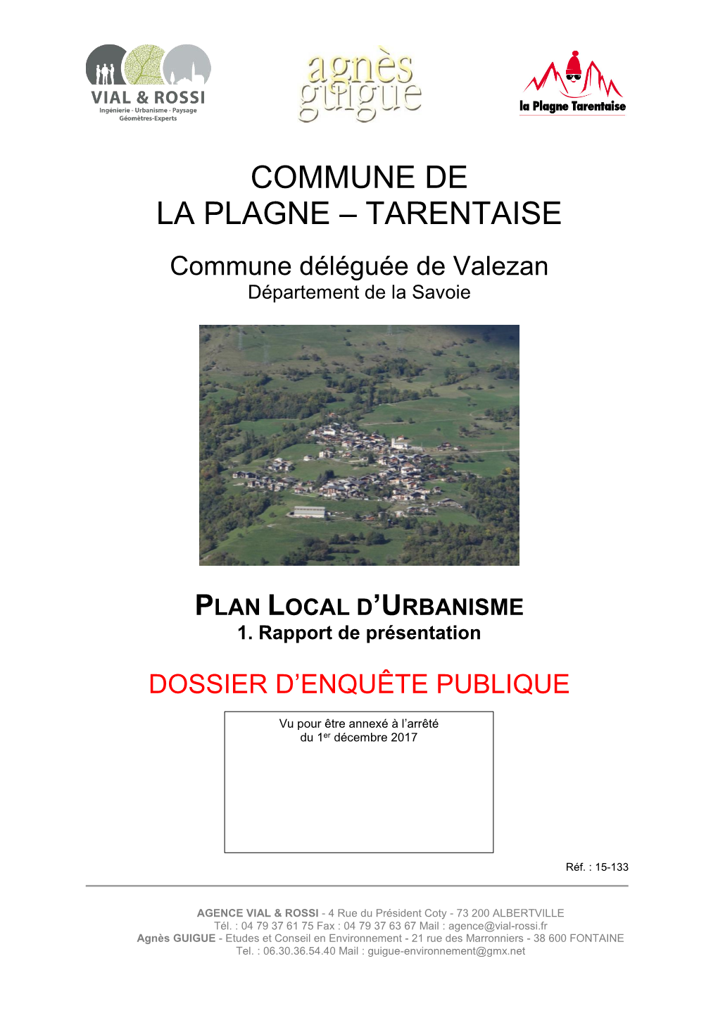 Commune Déléguée De Valezan Département De La Savoie