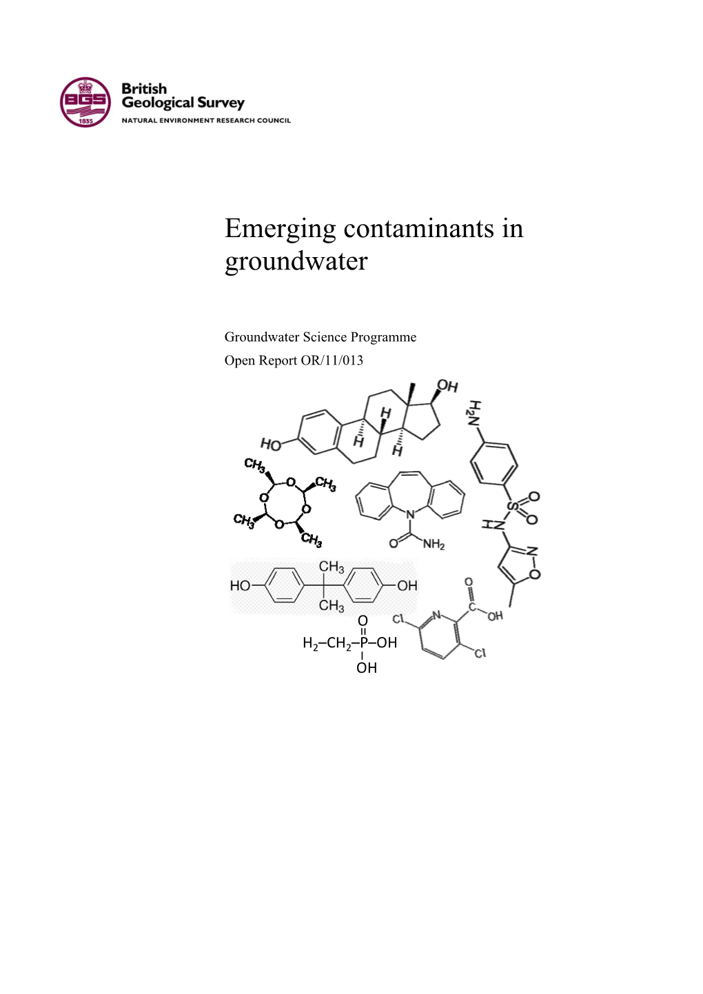 Emerging Contaminants in Groundwater