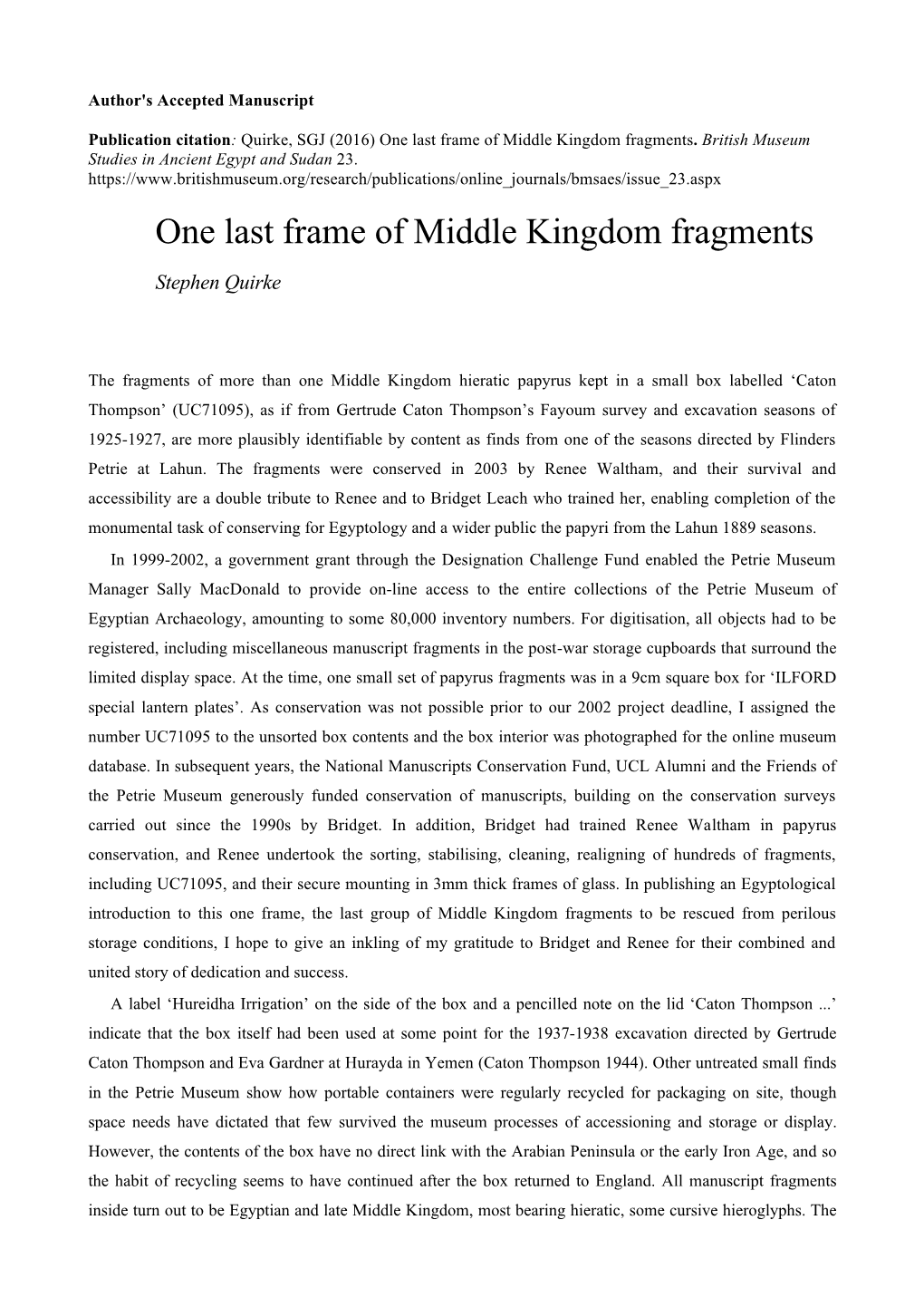 One Last Frame of Middle Kingdom Fragments