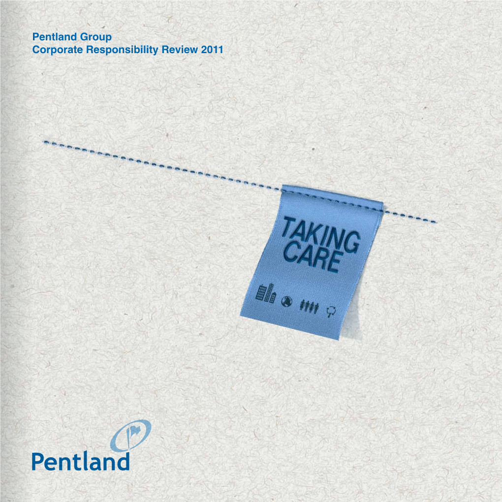 Pentland Group Corporate Responsibility Review 2011