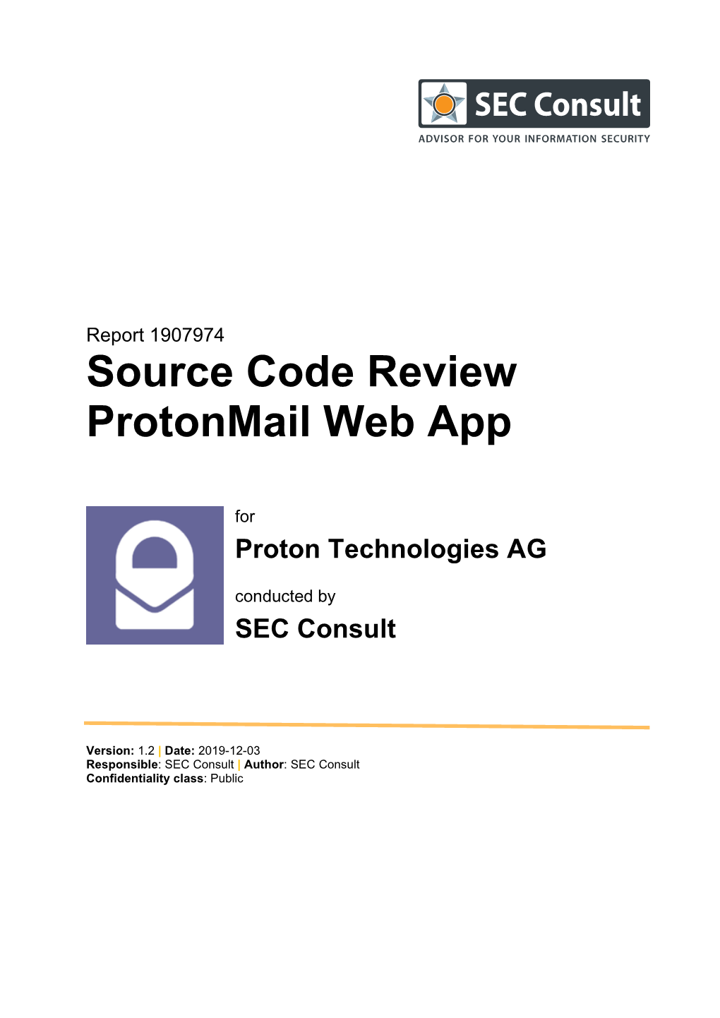 Source Code Review Protonmail Web App