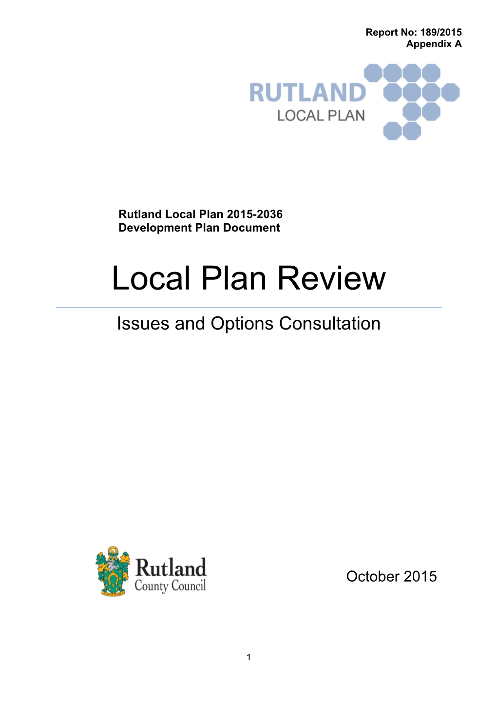 Local Plan Review