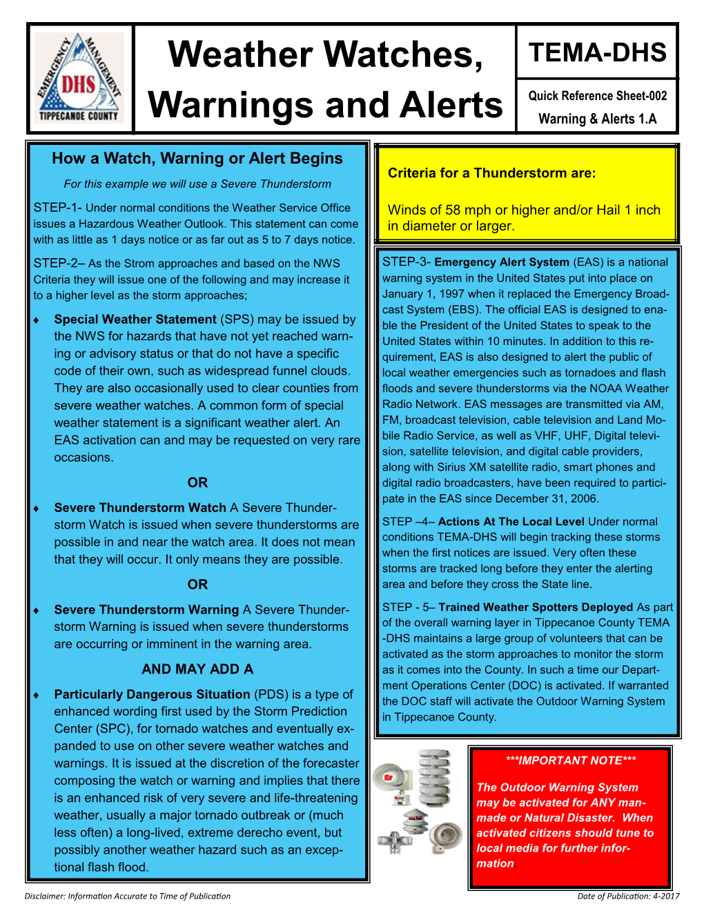 Weather Watches, Warnings and Alerts Quick Reference Sheet-002
