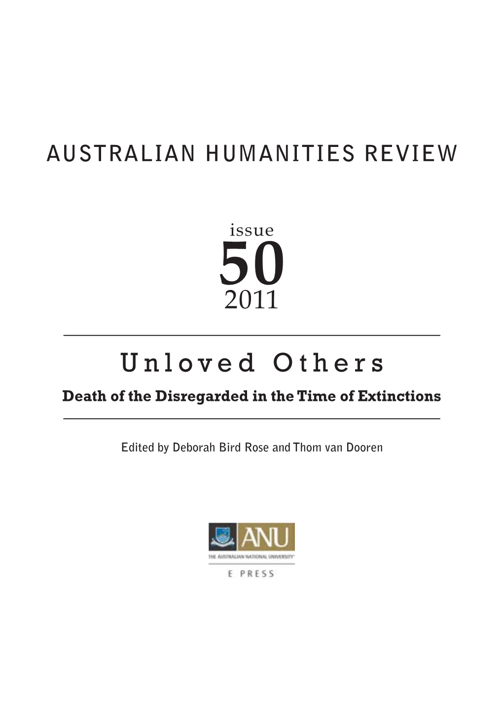 Australian Humanities Review