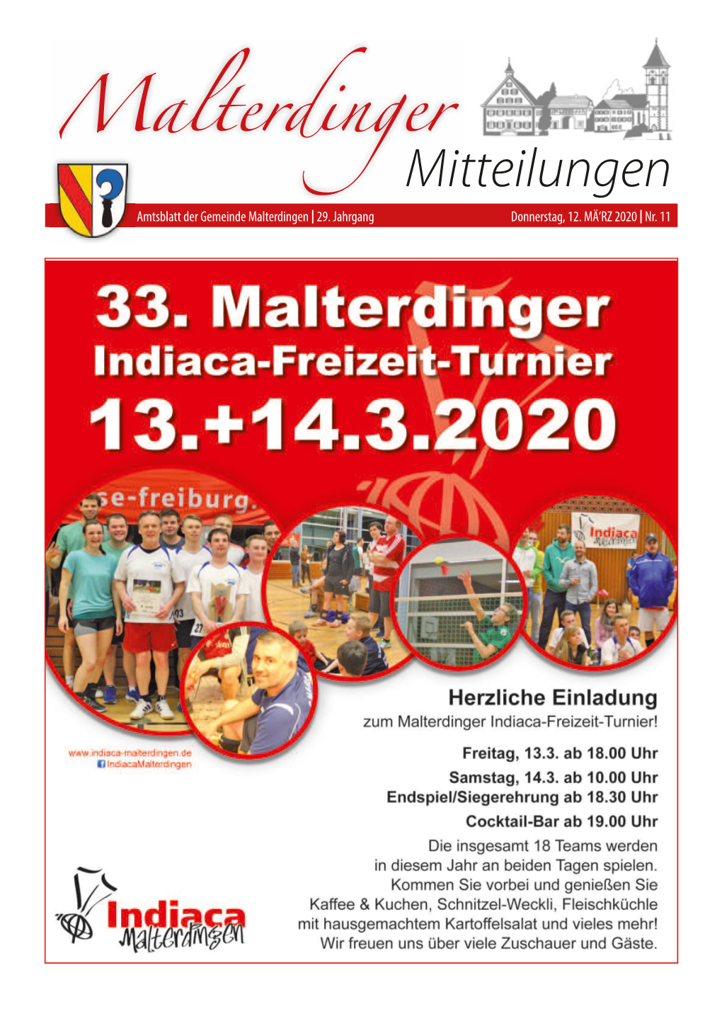 Mitteilungsblatt Nr. 11 Vom 12. März 2020 (PDF)