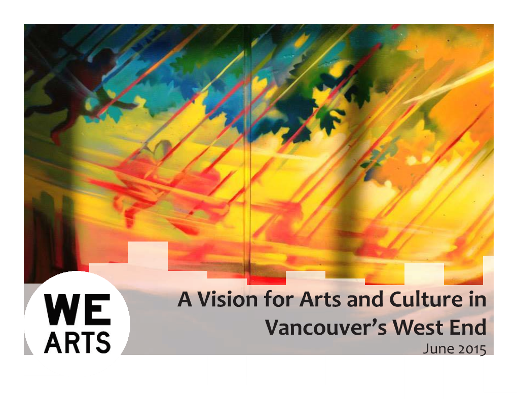 A Vision for Arts and Culture in Vancouver's West