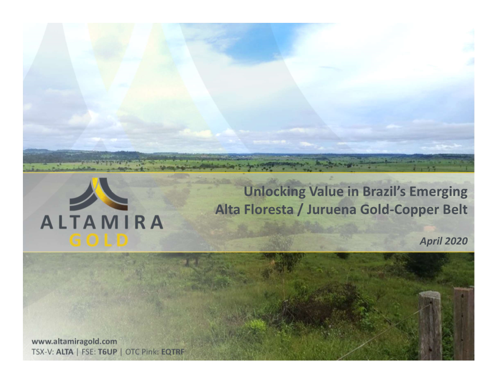 Unlocking Value in Brazil's Emerging Alta Floresta