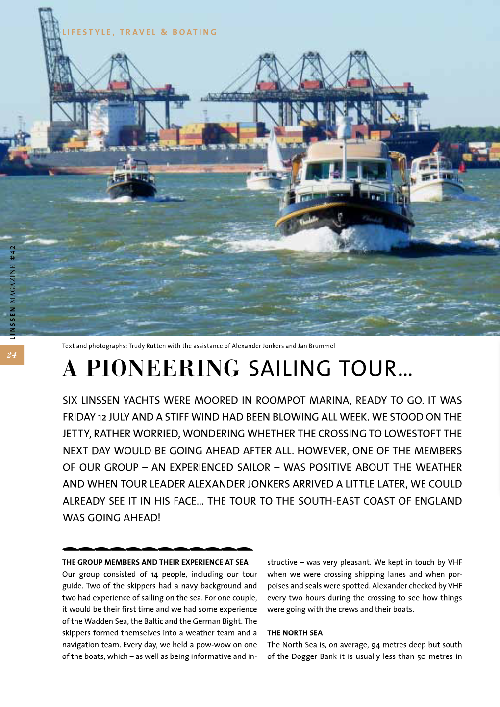 A Pioneering Sailing Tour…