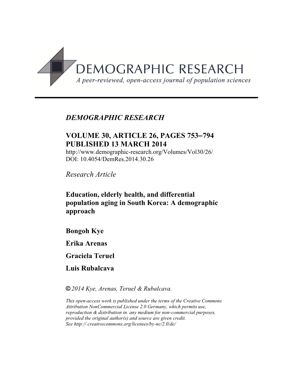 Education, Elderly Health, and Differential Population Aging in South Korea: a Demographic Approach