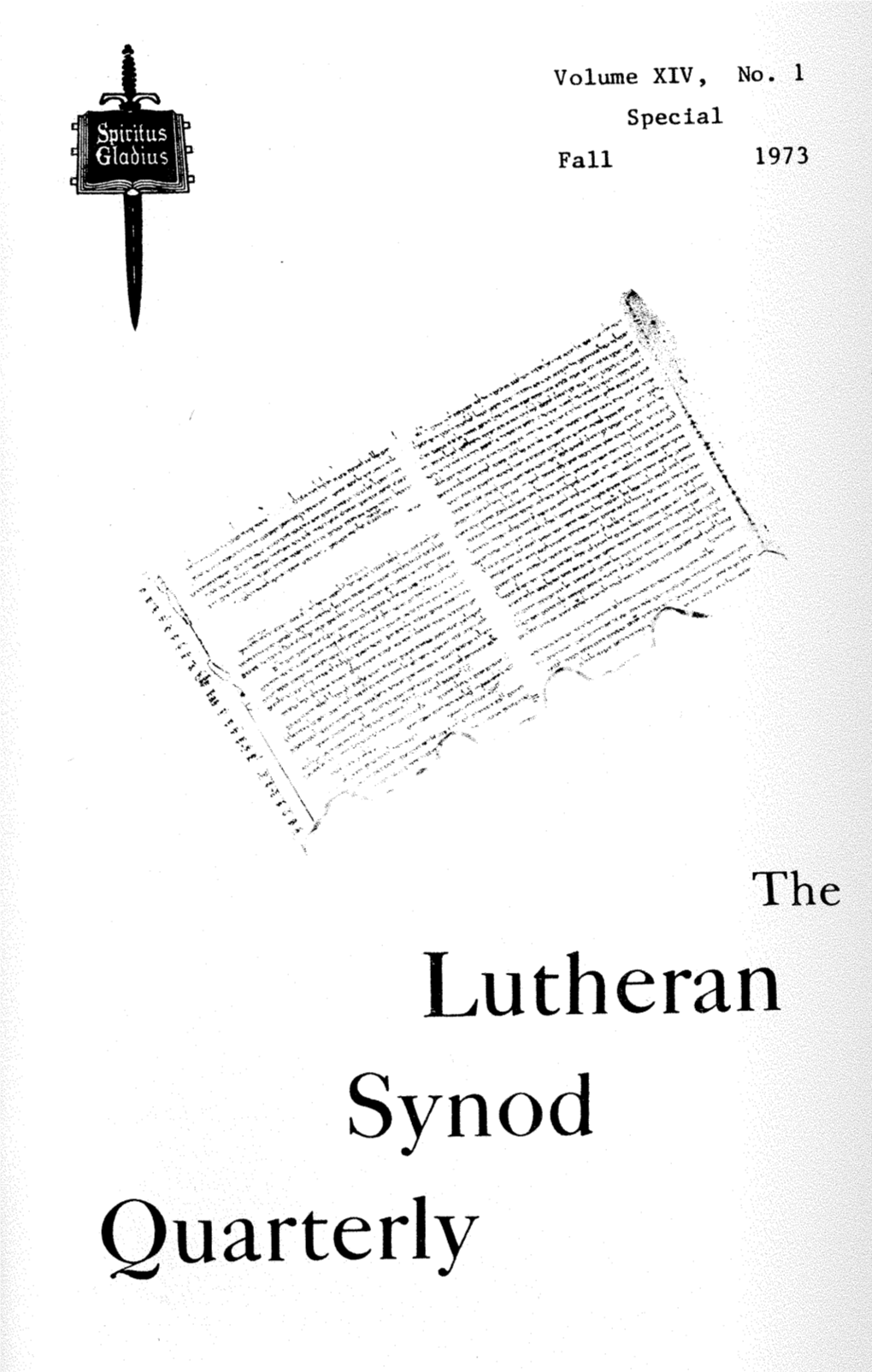 Vol. 14, No. 1 (Fall 1973)