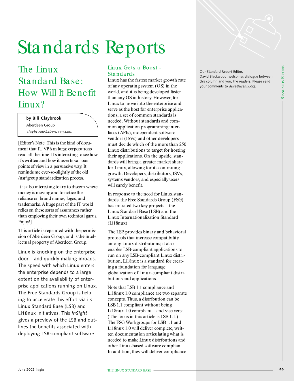 07.Standards Reports