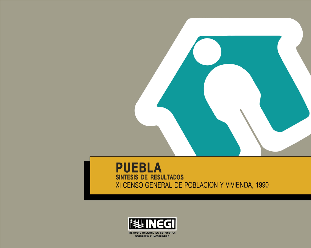 PUEBLA SINTESIS DE RESULTADOS XI CENSO GENERAL DE POBLACION Y VIVIENDA, 1990