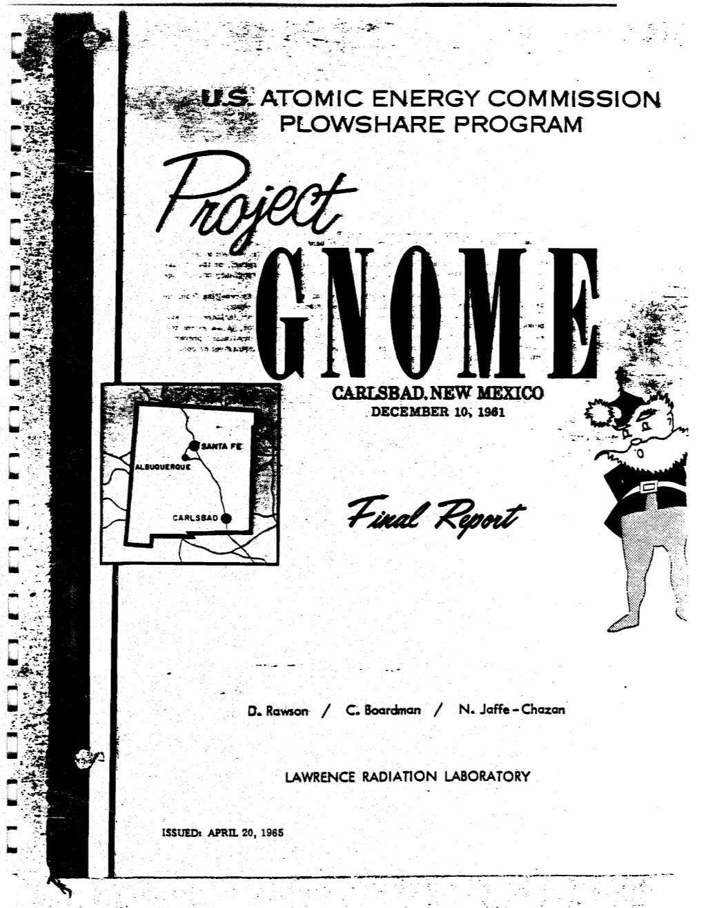 Project Gnome Eddy County, New Mexico by LEONARD M