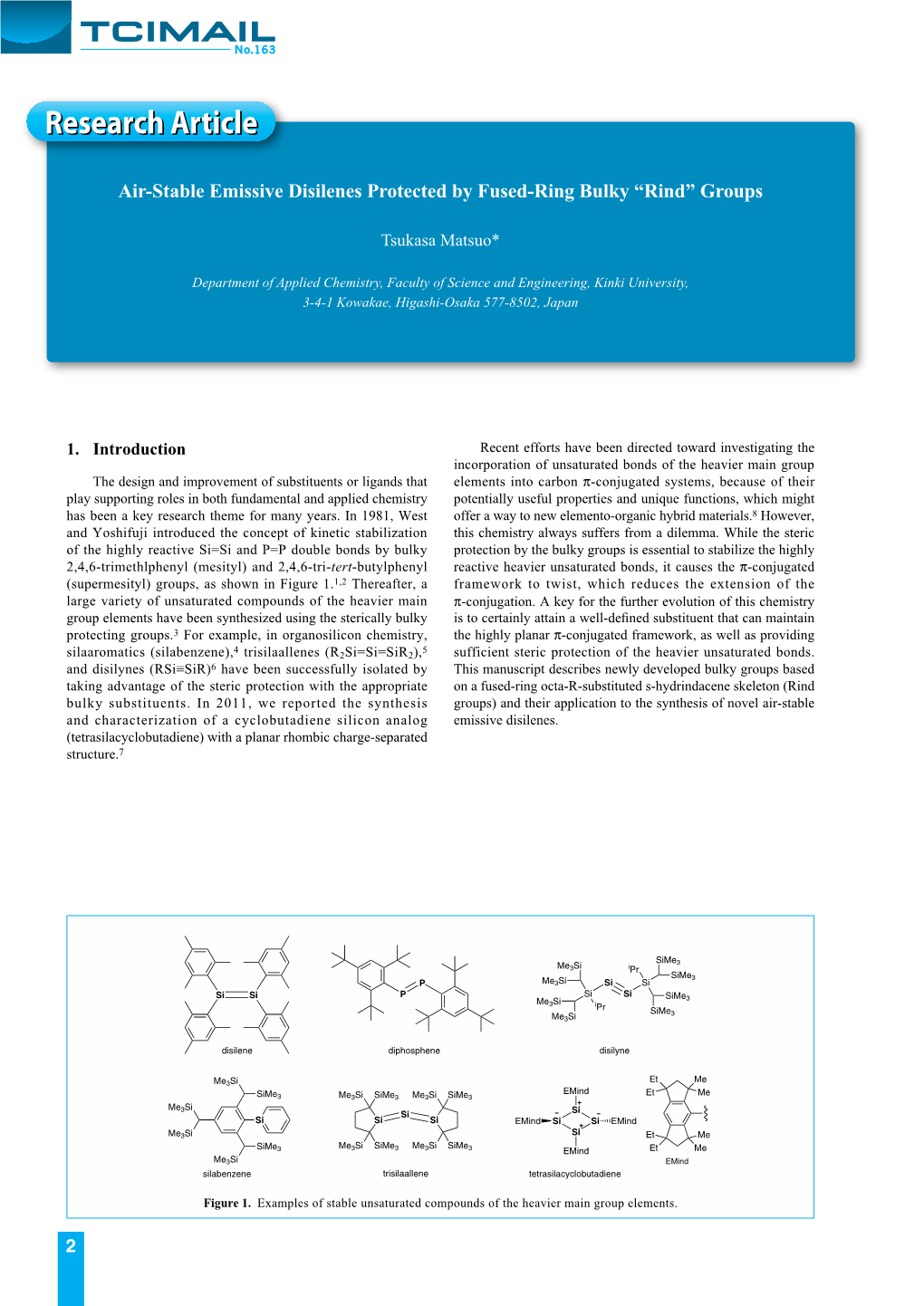 Air-Stable Emissive Disilenes Protected by Fused-Ring Bulky “Rind” Groups