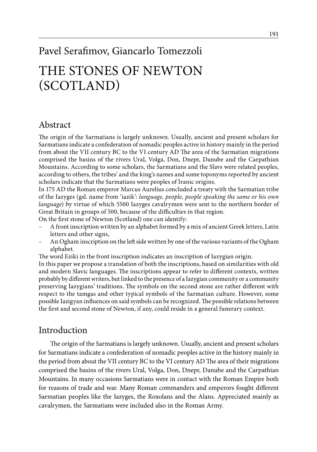 The Stones of Newton (Scotland)