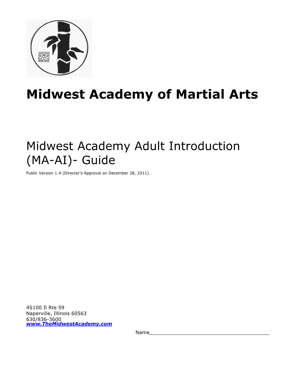 Midwest Academy of Martial Arts