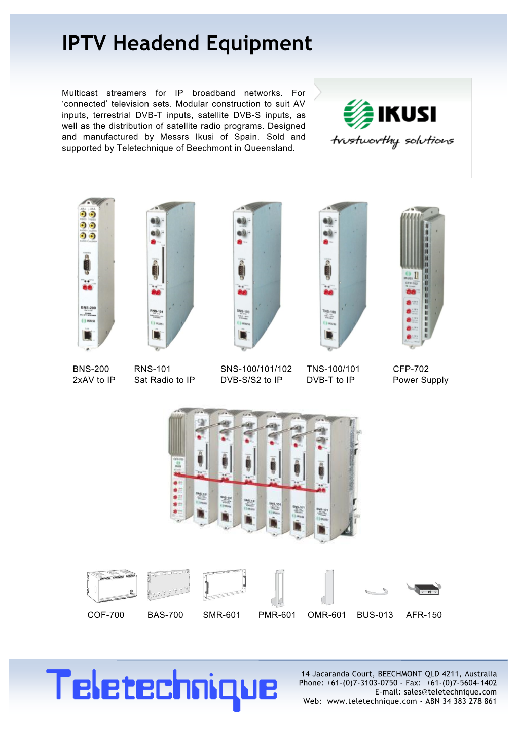 IPTV Headend Equipment