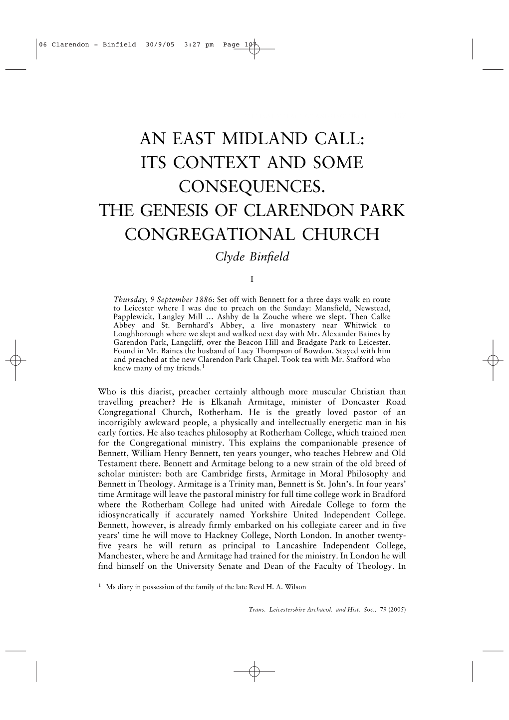 06 Clarendon - Binfield 30/9/05 3:27 Pm Page 107