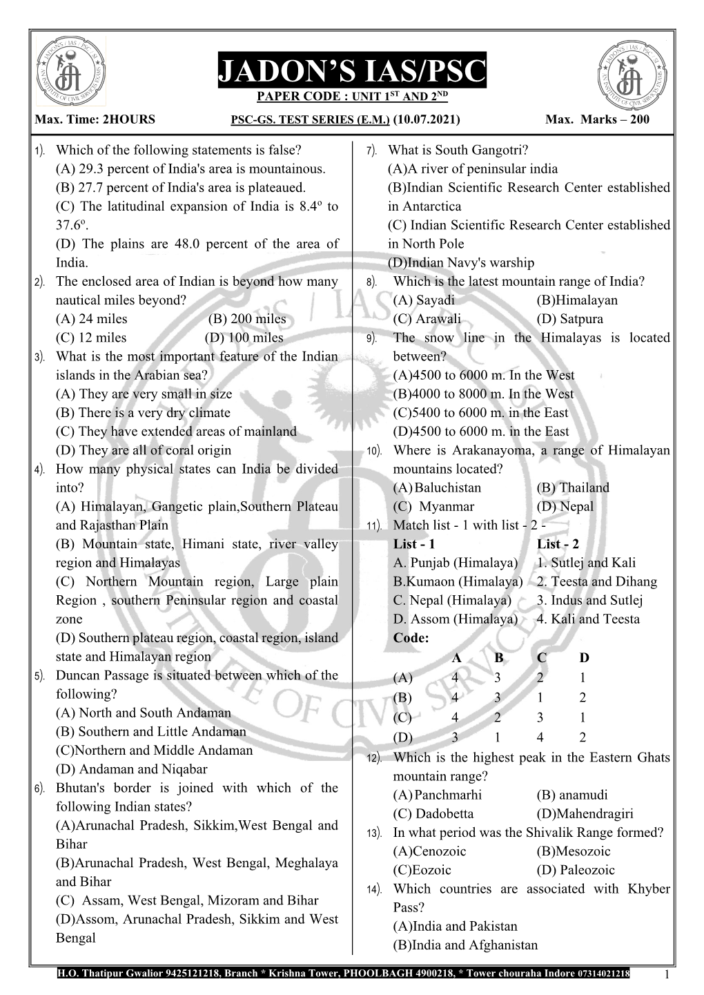 Jadon's Ias/Psc