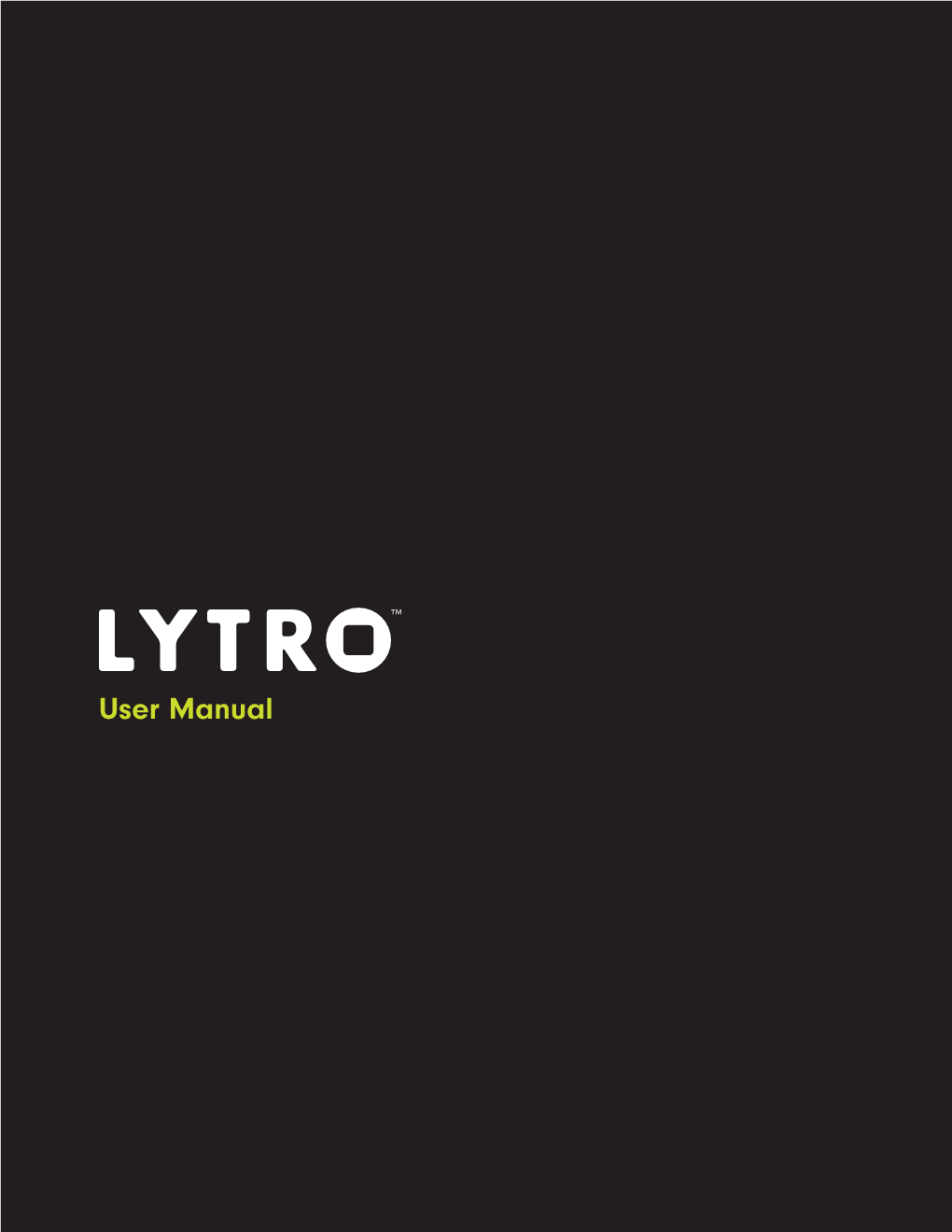 User Manual 1