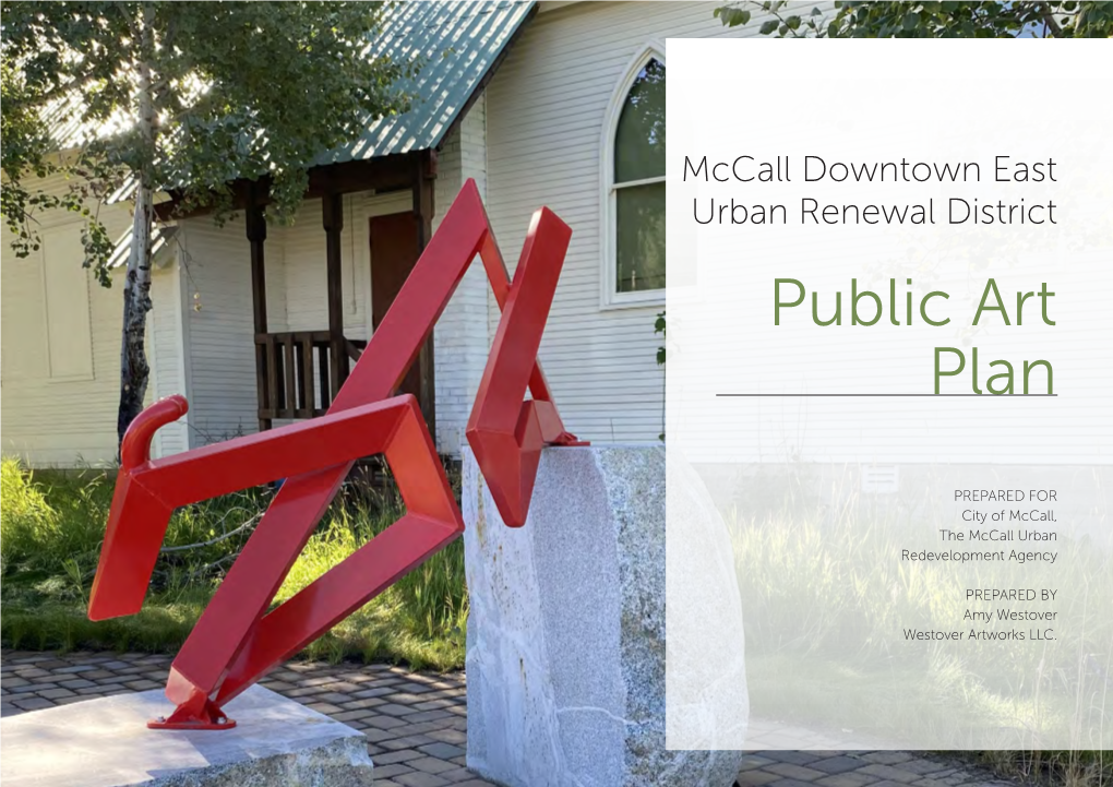 Mccall Urban Renewal District Public Art Plan