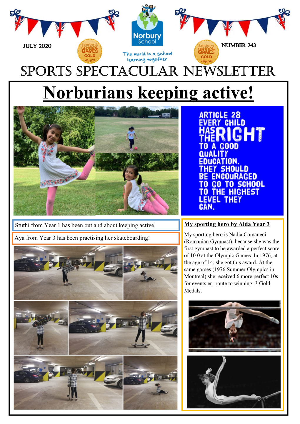 Norbury Sports Newsletter